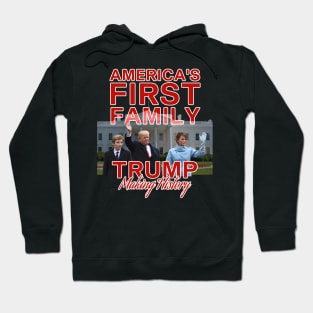 Vintage Style - America's First Family Trump Making History Presidential Inauguration Rap Tee Hoodie